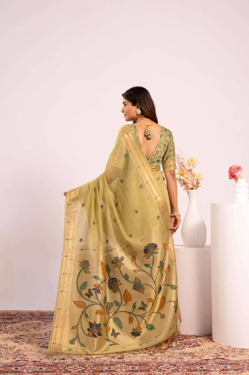 LAUNCHING PREMIUM SOFT MUGA COTTON SAREE COLLECTION