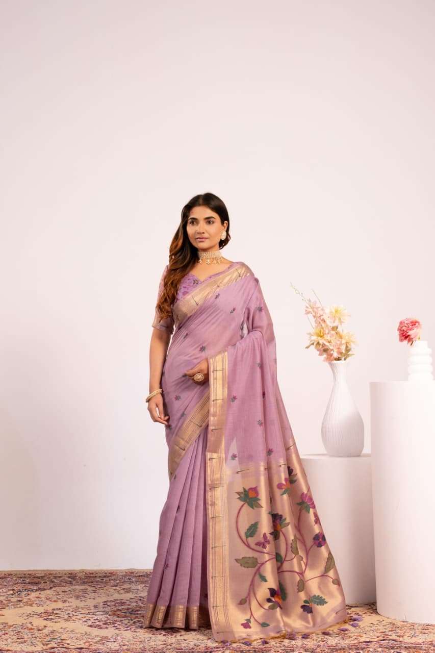 LAUNCHING PREMIUM SOFT MUGA COTTON SAREE COLLECTION