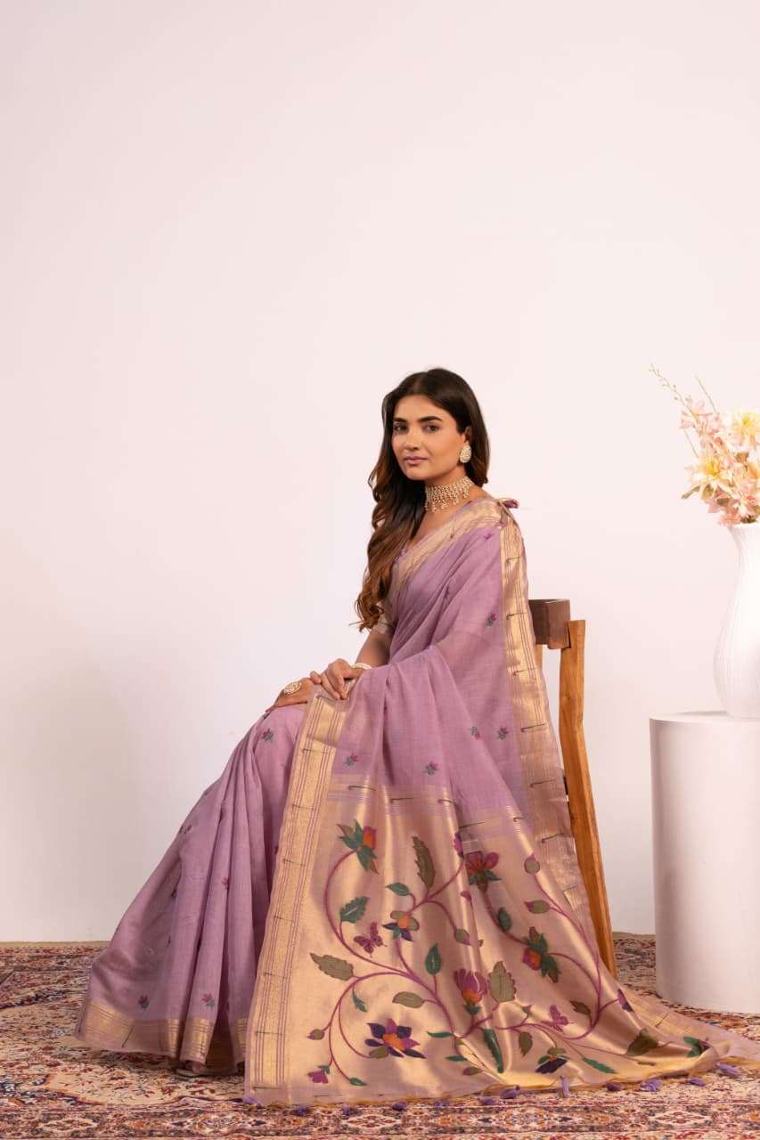 LAUNCHING PREMIUM SOFT MUGA COTTON SAREE COLLECTION