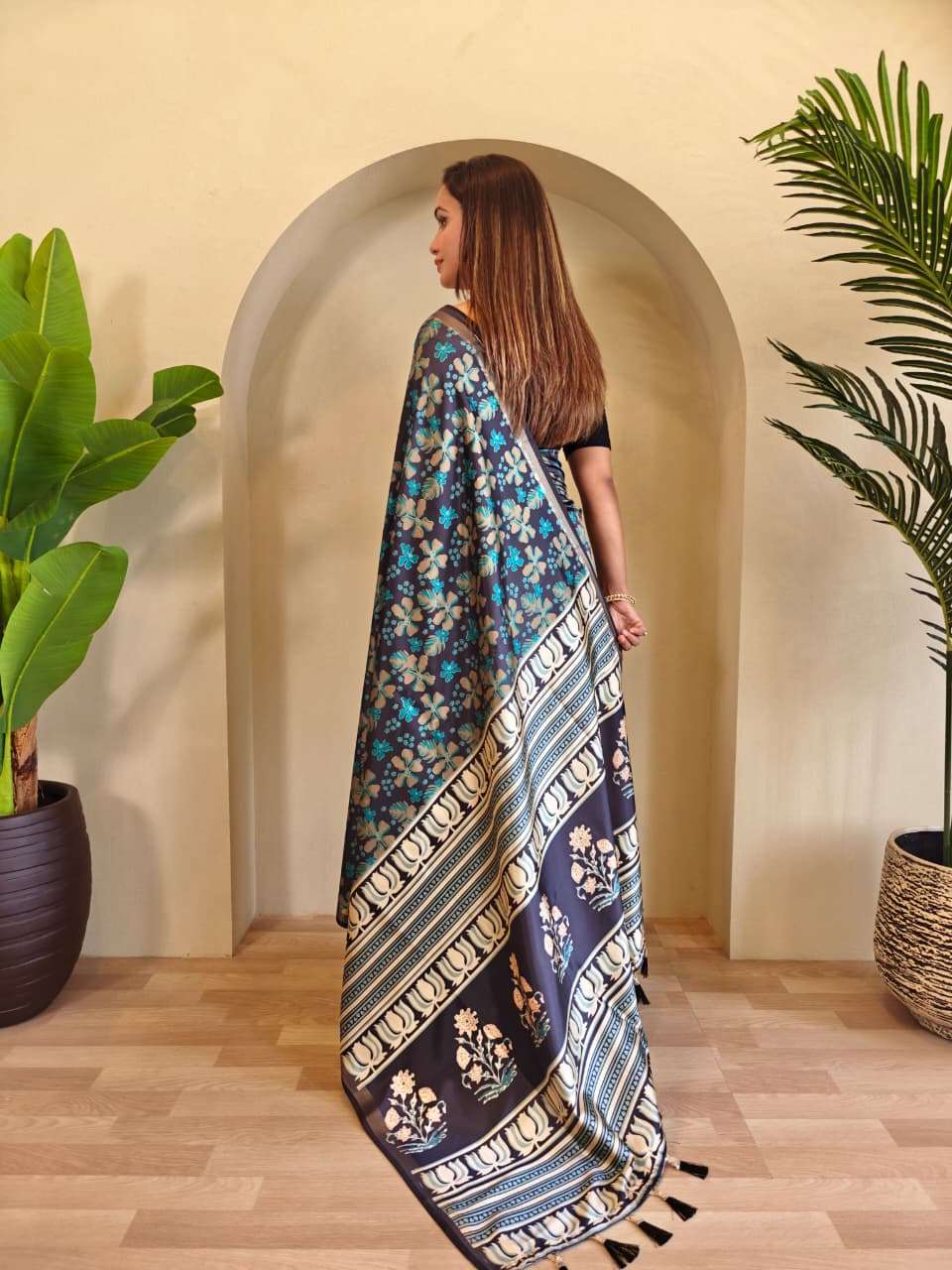 LAUNCHING PURE DOLA VISCOSE SAREE AKSHAR CATALOG