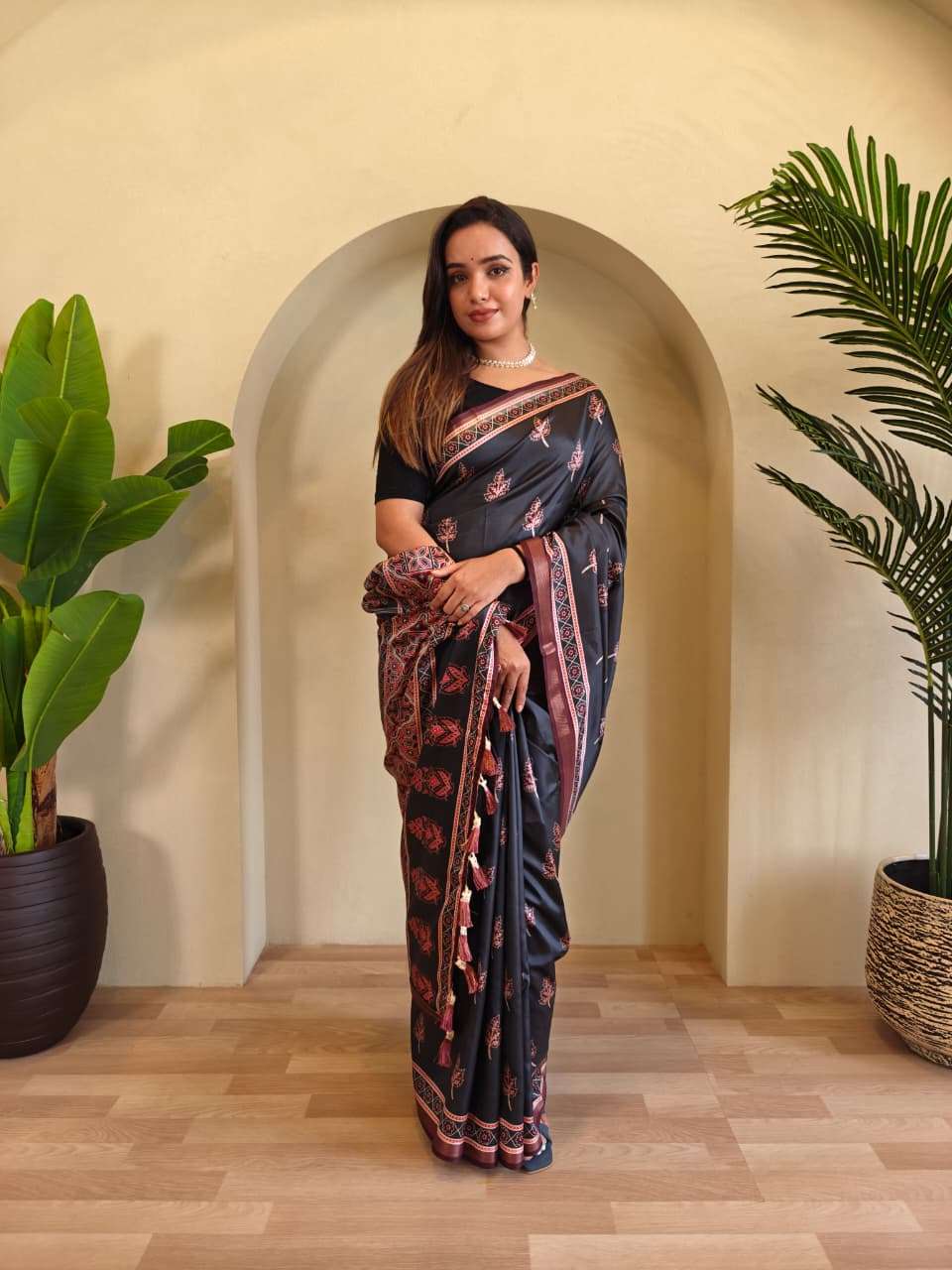 LAUNCHING PURE DOLA VISCOSE SAREE AKSHAR CATALOG