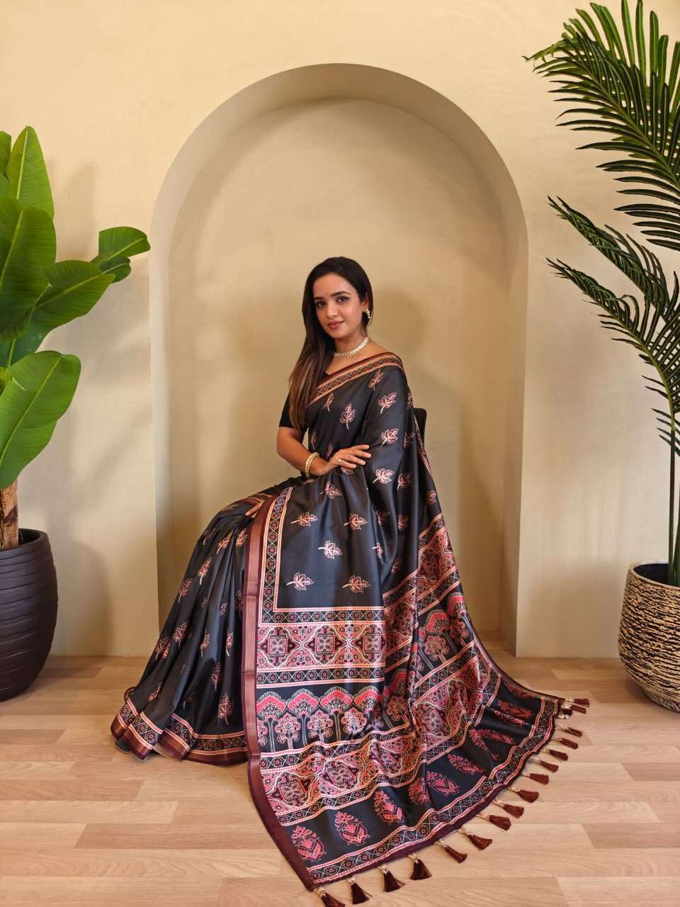 LAUNCHING PURE DOLA VISCOSE SAREE AKSHAR CATALOG
