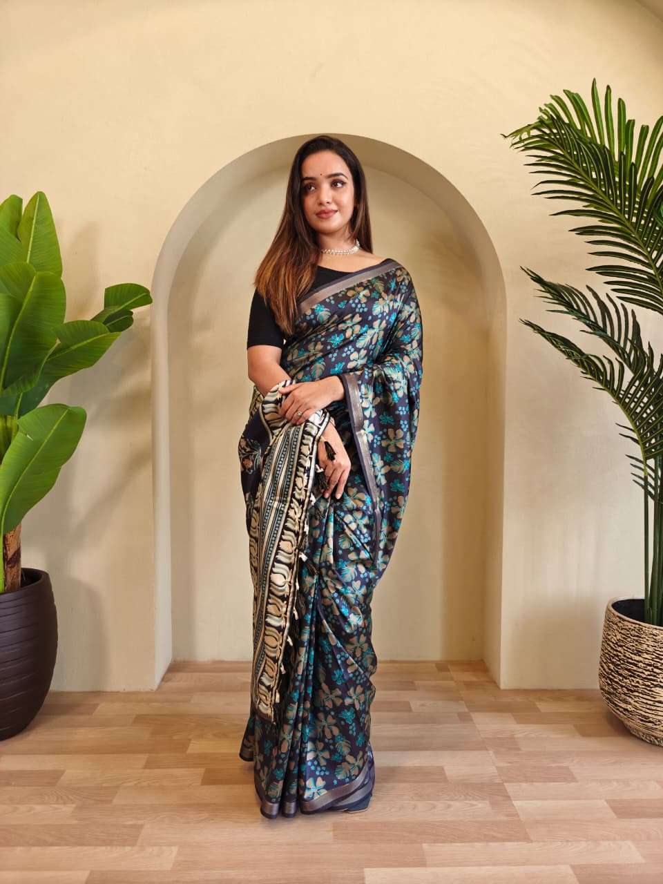 LAUNCHING PURE DOLA VISCOSE SAREE AKSHAR CATALOG