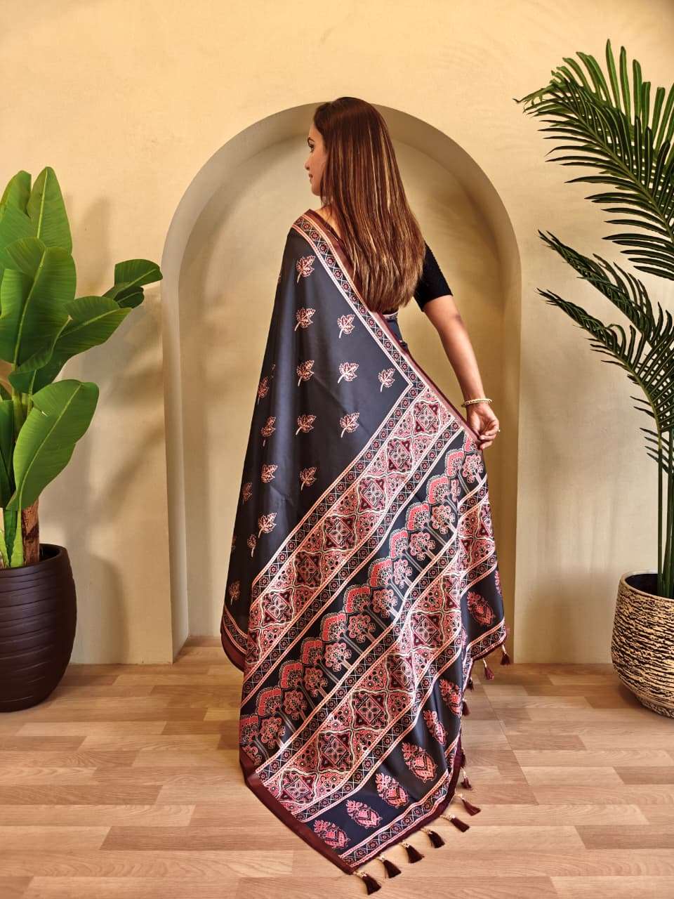 LAUNCHING PURE DOLA VISCOSE SAREE AKSHAR CATALOG