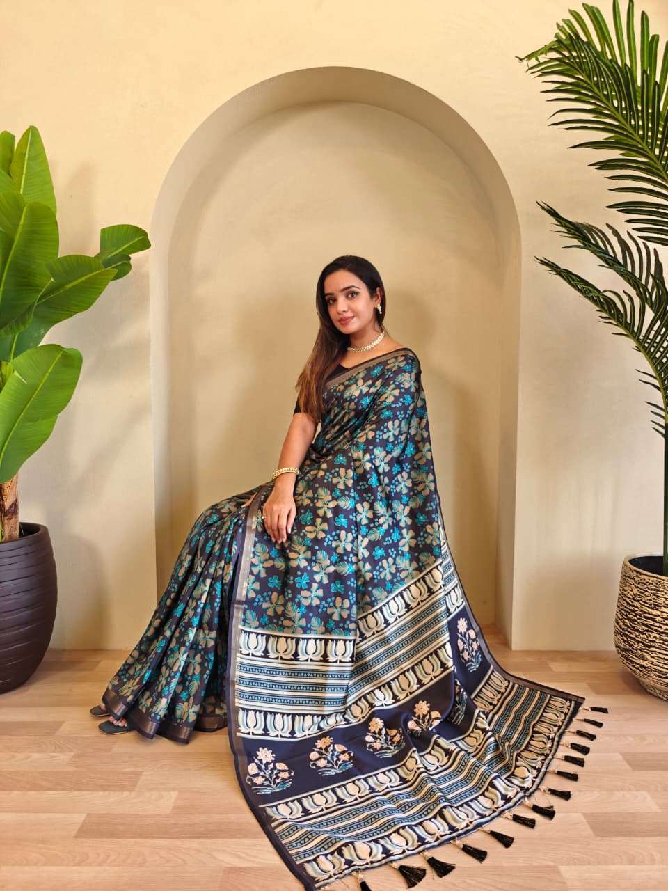 LAUNCHING PURE DOLA VISCOSE SAREE AKSHAR CATALOG