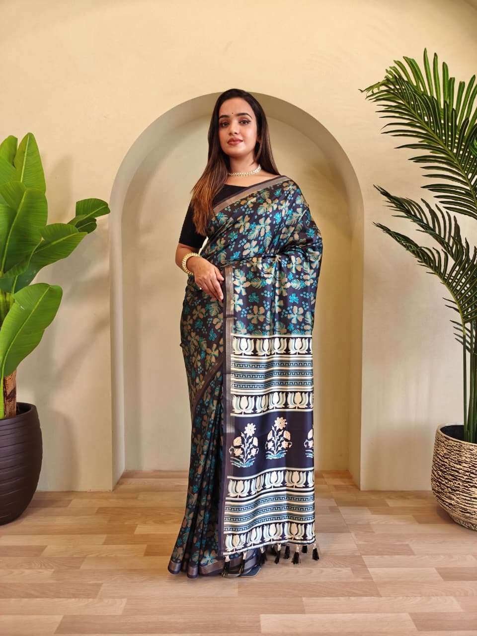 LAUNCHING PURE DOLA VISCOSE SAREE AKSHAR CATALOG