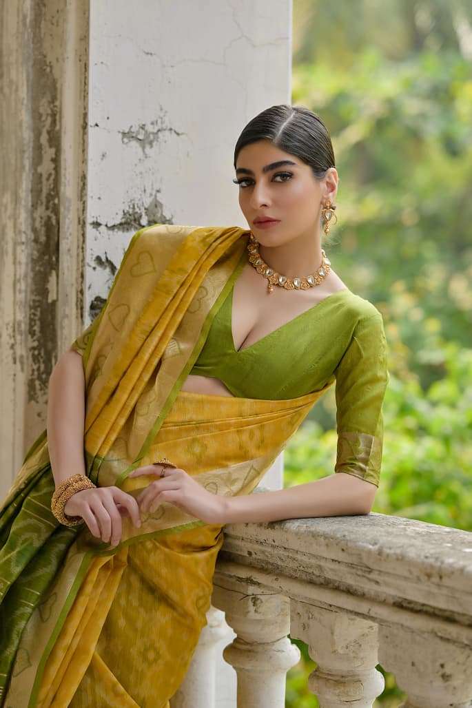LAUNCHING SOFT DESI RAW SILK SAREE SUNDARI IKKAT CATALOG