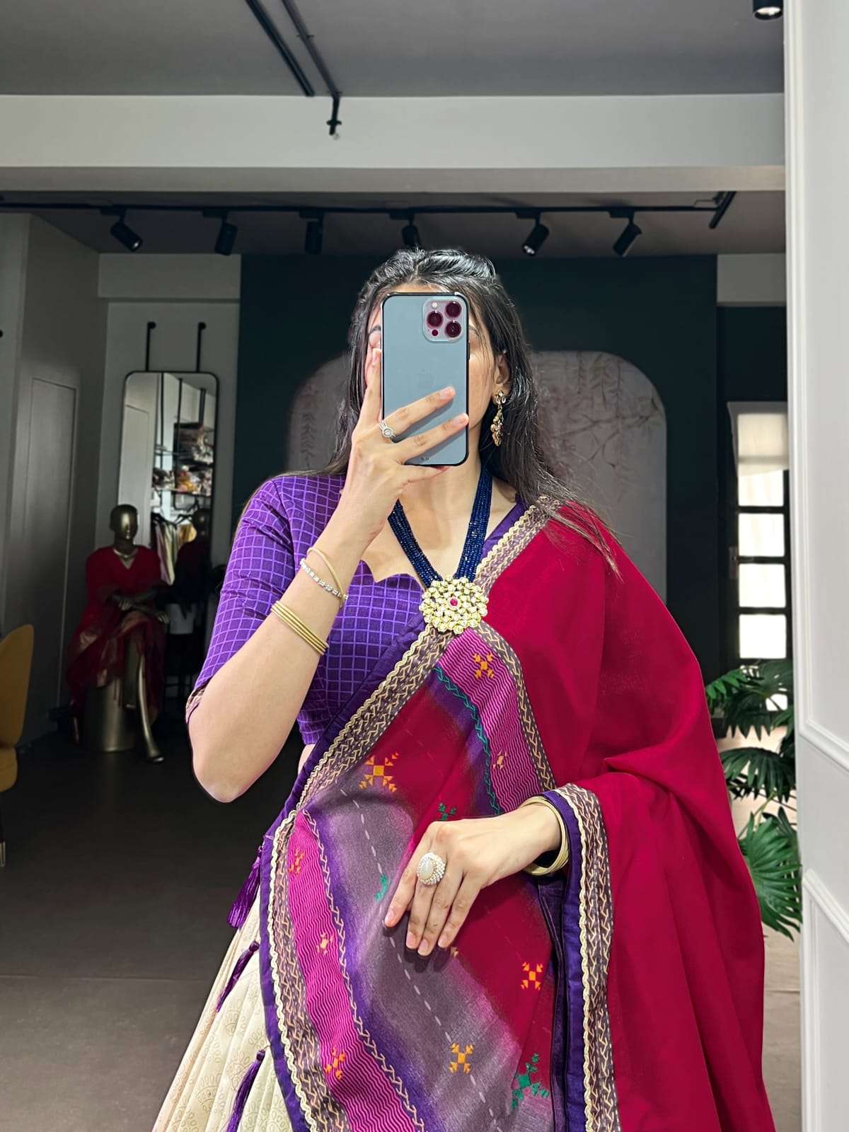 LAUNCHING TASAR SILK FABRIC LEHENGA CHOLI ANAHITHA CATALOG