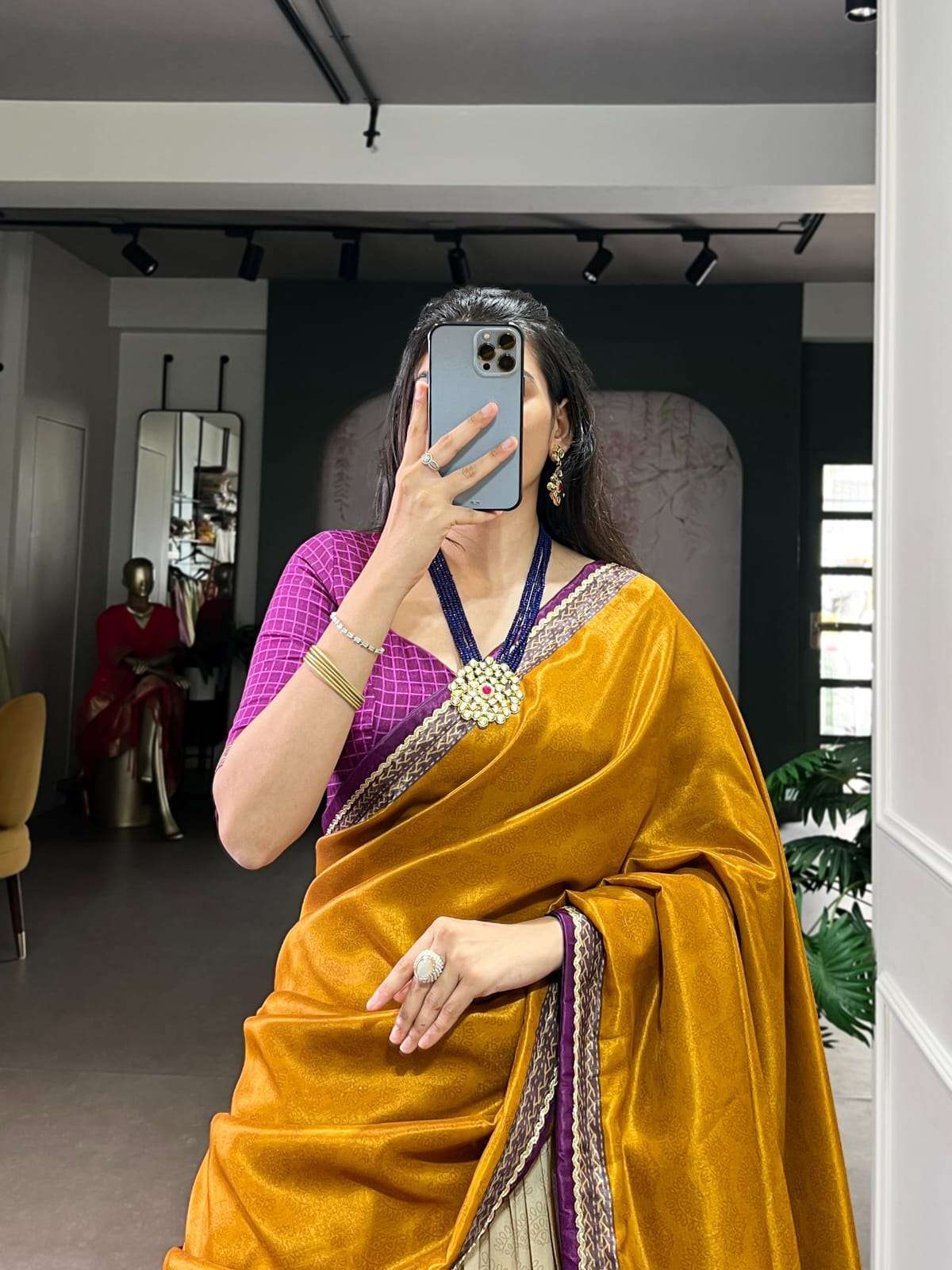 LAUNCHING TASAR SILK FABRIC LEHENGA CHOLI ANAHITHA CATALOG