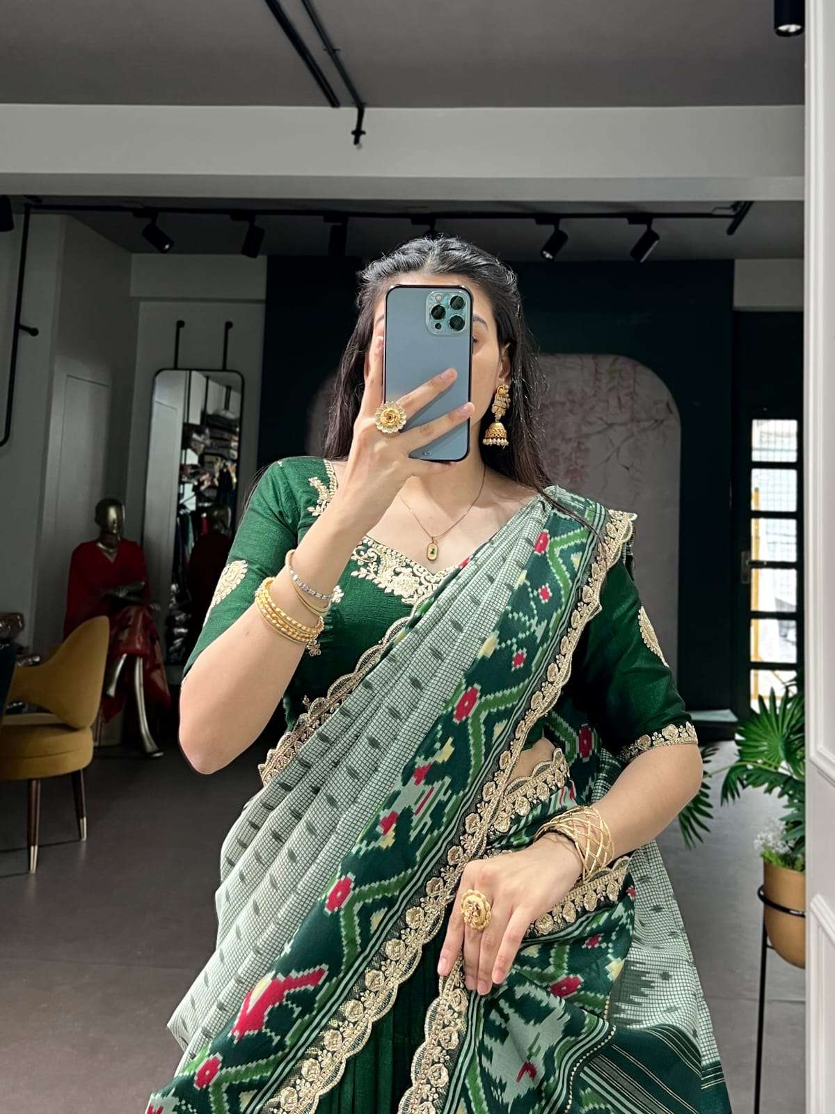LAUNCHING VICHITRA SILK WITH SEQUENCE AND THREAD EMBROIDERY WORK LEHENGA CHOLI AARNA-01