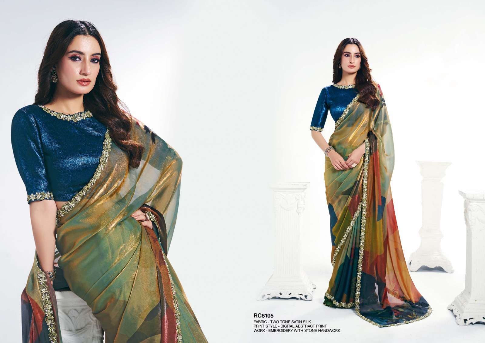 MAHOTSAV LAUNCHING NEW DESIGNER SAREE RANG CHATKILA 6100 ANANTA CATALOG