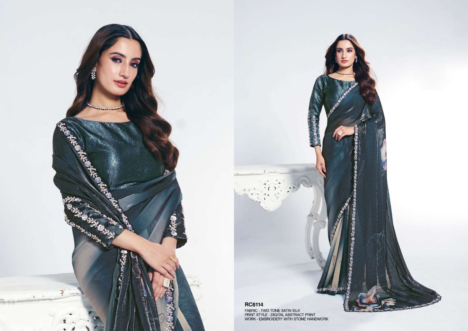 MAHOTSAV LAUNCHING NEW DESIGNER SAREE RANG CHATKILA 6100 ANANTA CATALOG