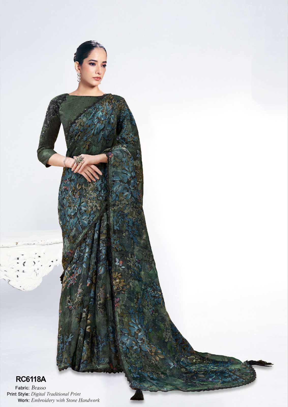 MAHOTSAV LAUNCHING NEW DESIGNER SAREE RANG CHATKILA 6100 ANANTA CATALOG