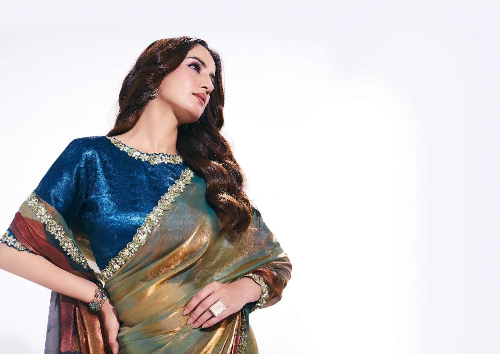 MAHOTSAV LAUNCHING NEW DESIGNER SAREE RANG CHATKILA 6100 ANANTA CATALOG