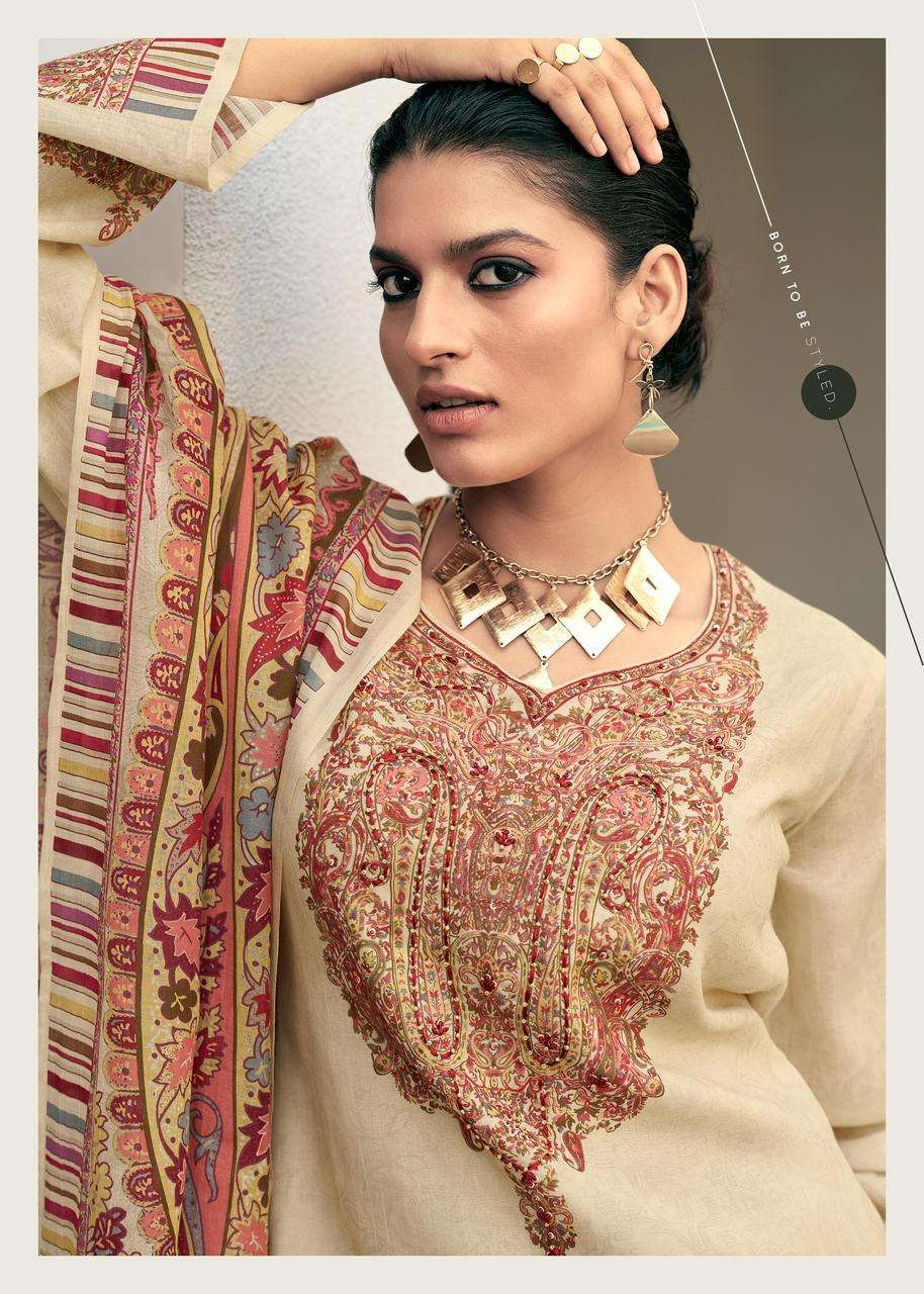 MANNRASIYA LAUNCH PURE VISCOSE  DIGITAL PRINT WITH HEAVY KHATLI WORK KURTI SET