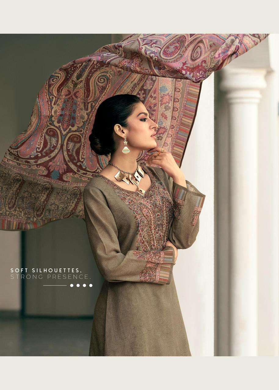 MANNRASIYA LAUNCH PURE VISCOSE  DIGITAL PRINT WITH HEAVY KHATLI WORK KURTI SET
