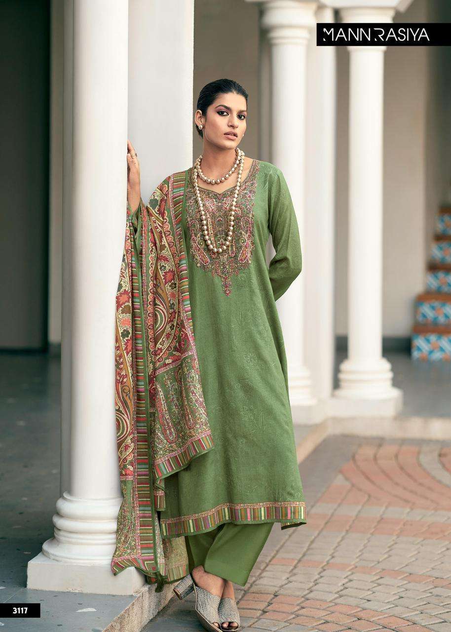 MANNRASIYA LAUNCH PURE VISCOSE  DIGITAL PRINT WITH HEAVY KHATLI WORK KURTI SET