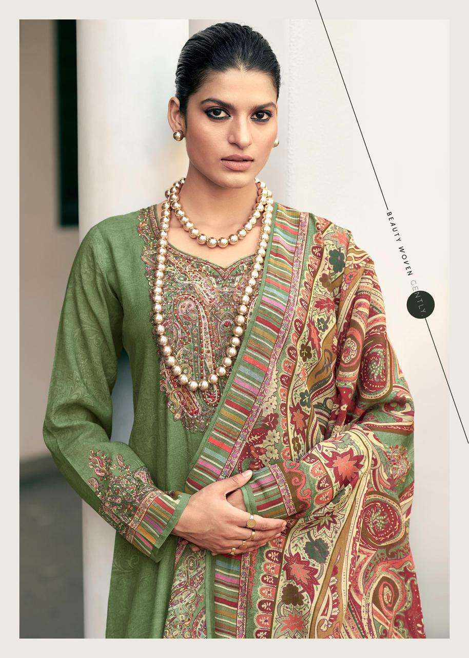 MANNRASIYA LAUNCH PURE VISCOSE  DIGITAL PRINT WITH HEAVY KHATLI WORK KURTI SET