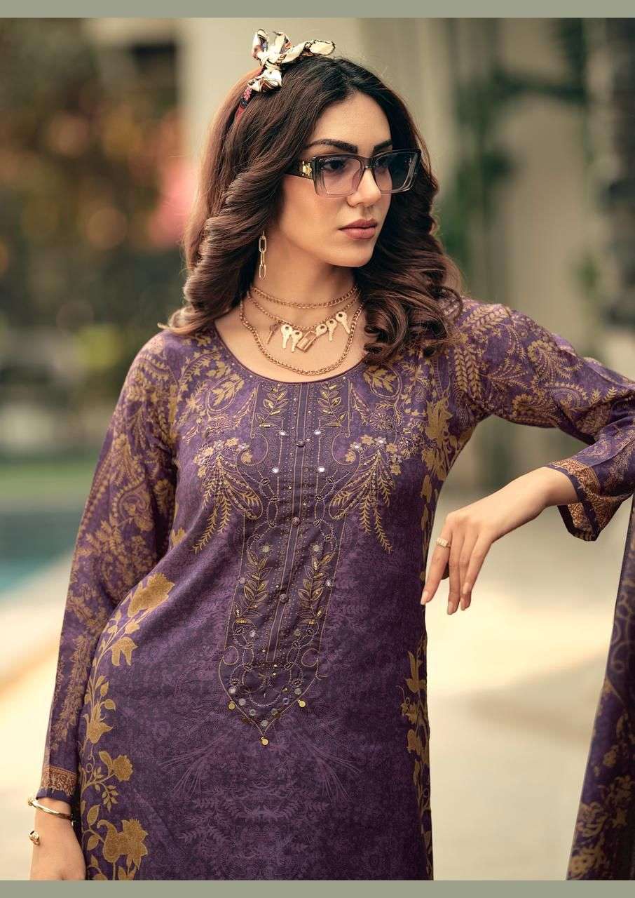 MANNRASIYA LAUNCHING MUSLINE SILK DIGITAL PRINT WITH KHATLI WORK KURTI SET