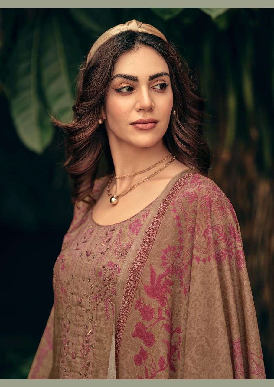 MANNRASIYA LAUNCHING MUSLINE SILK DIGITAL PRINT WITH KHATLI WORK KURTI SET