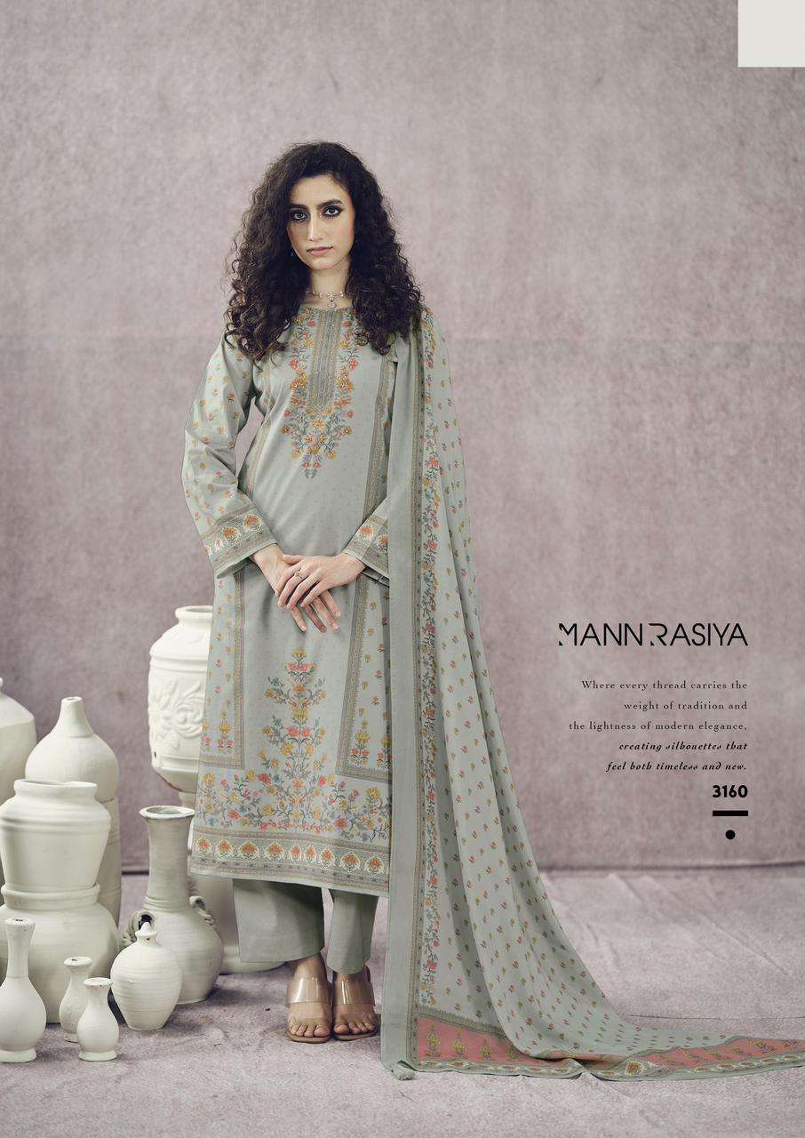 MANNRASIYA LAUNCHING PURE CAMRIC COTTON DIGITAL PRINT WITH FANCY HANDWORK KURTI SET