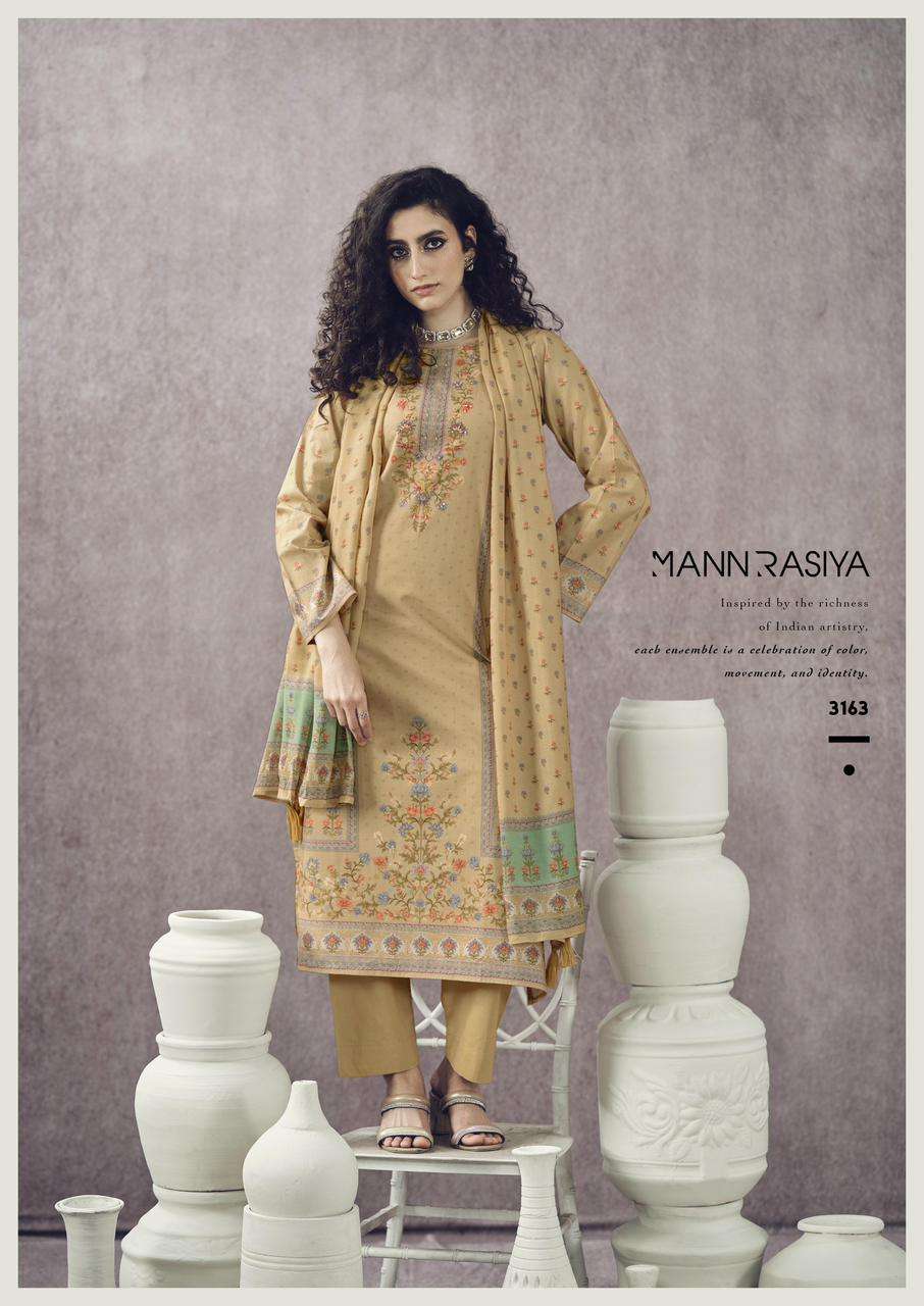 MANNRASIYA LAUNCHING PURE CAMRIC COTTON DIGITAL PRINT WITH FANCY HANDWORK KURTI SET