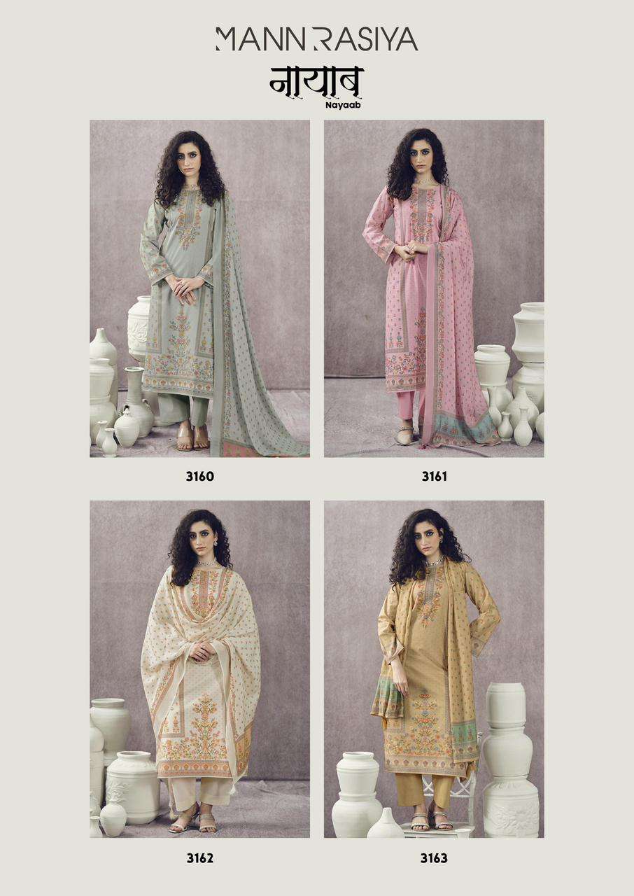 MANNRASIYA LAUNCHING PURE CAMRIC COTTON DIGITAL PRINT WITH FANCY HANDWORK KURTI SET