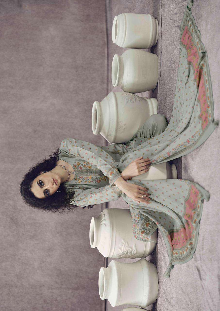 MANNRASIYA LAUNCHING PURE CAMRIC COTTON DIGITAL PRINT WITH FANCY HANDWORK KURTI SET