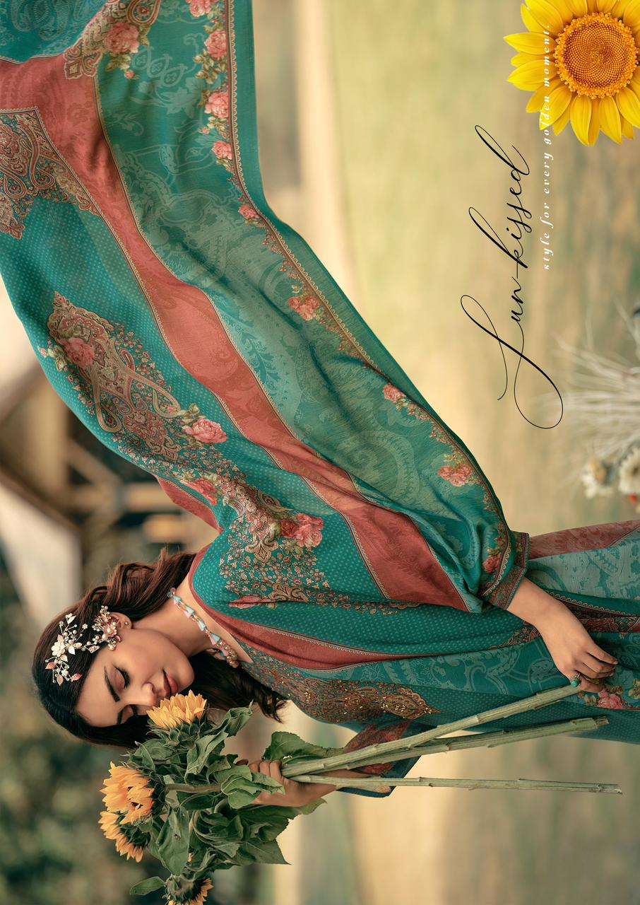 MANNRASIYA LAUNCHING PURE  DIGITAL PRINT WITH FANCY HANDWORK KURTI SET