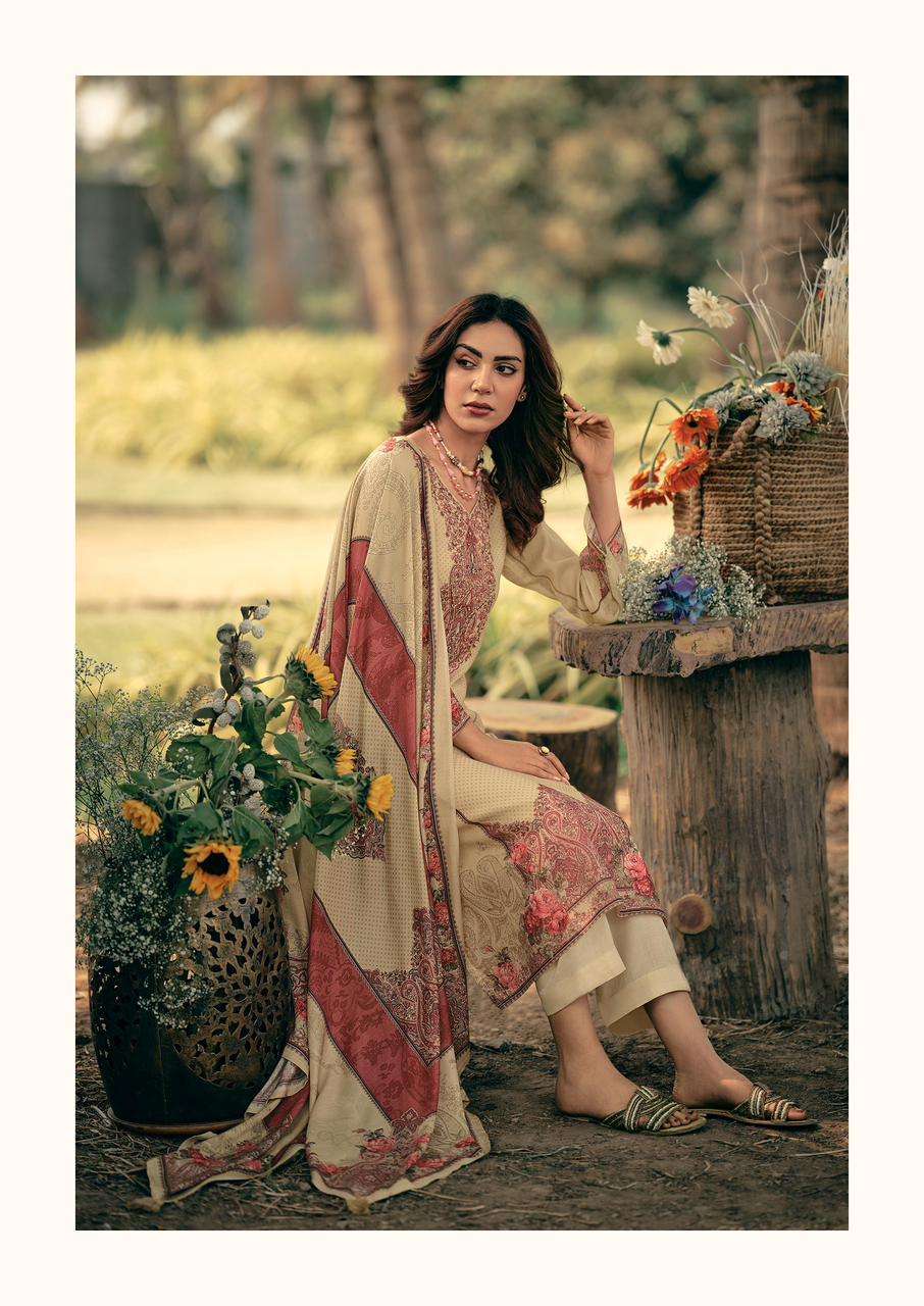 MANNRASIYA LAUNCHING PURE  DIGITAL PRINT WITH FANCY HANDWORK KURTI SET