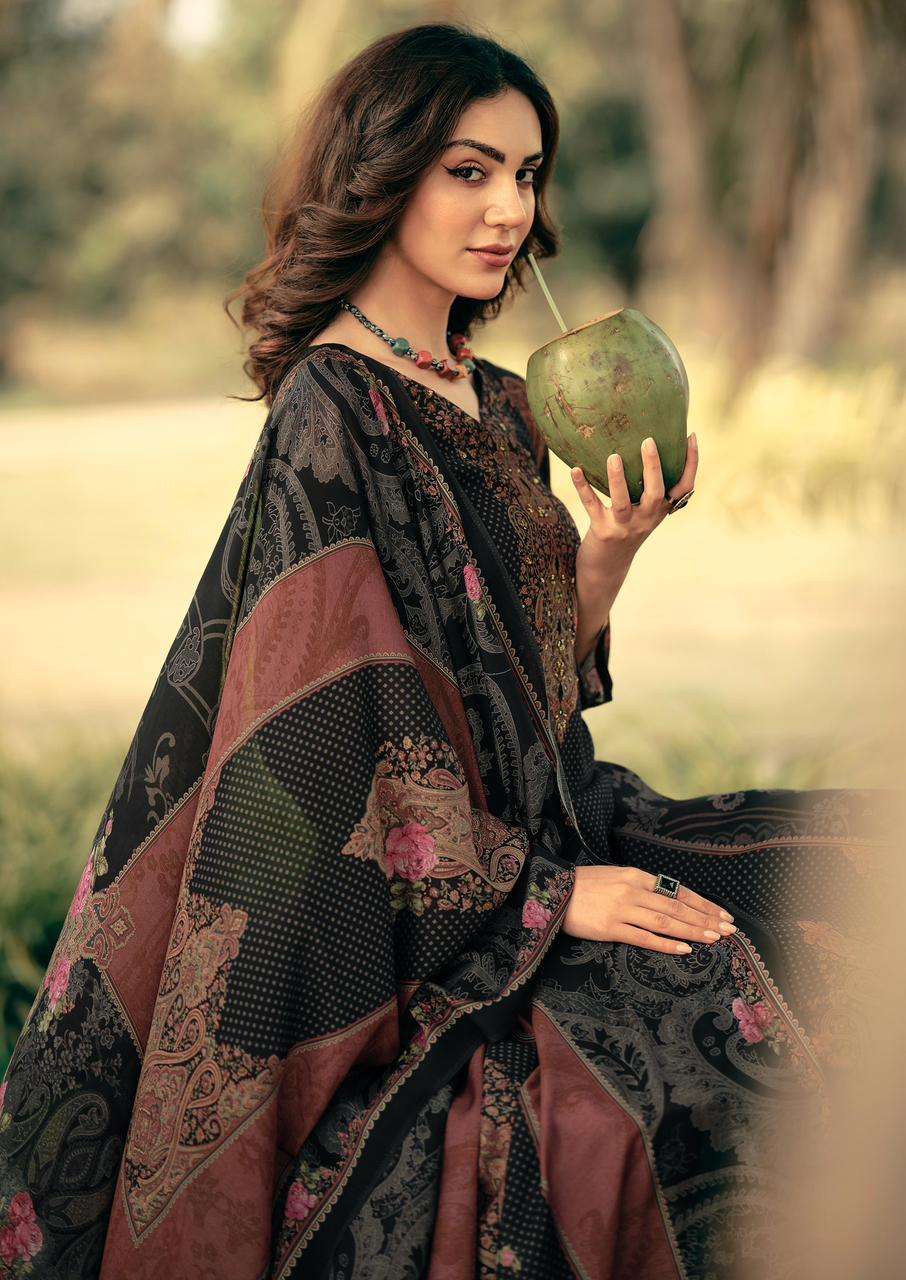 MANNRASIYA LAUNCHING PURE  DIGITAL PRINT WITH FANCY HANDWORK KURTI SET