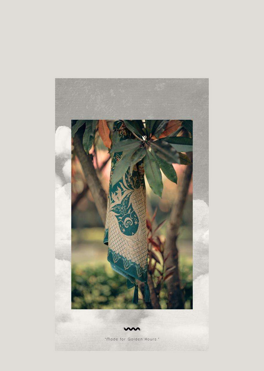 MANNRASIYA LAUNCHING PURE MUSLINE SILK DIGITAL PRINT WITH KHATLI WORK KURTI SET