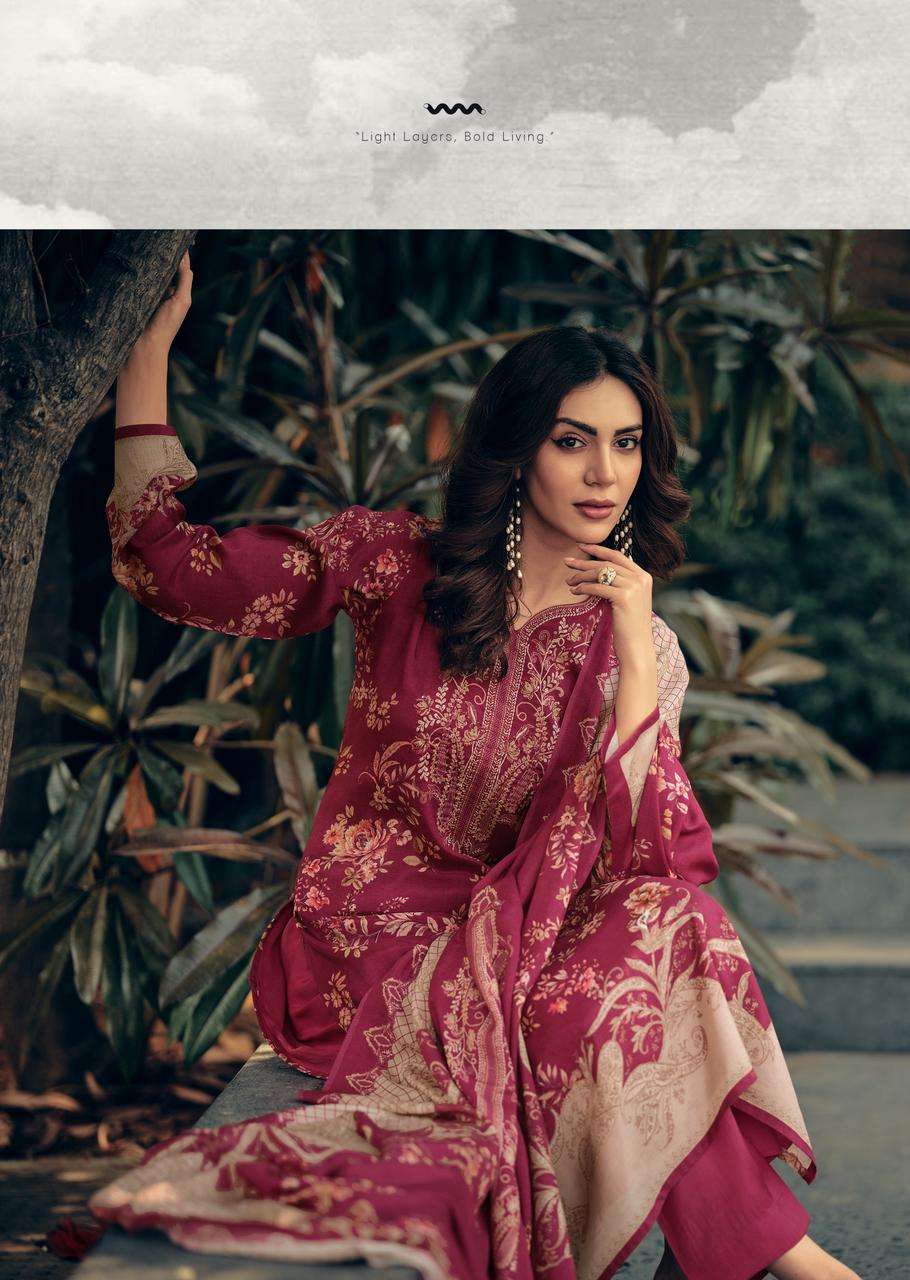 MANNRASIYA LAUNCHING PURE MUSLINE SILK DIGITAL PRINT WITH KHATLI WORK KURTI SET