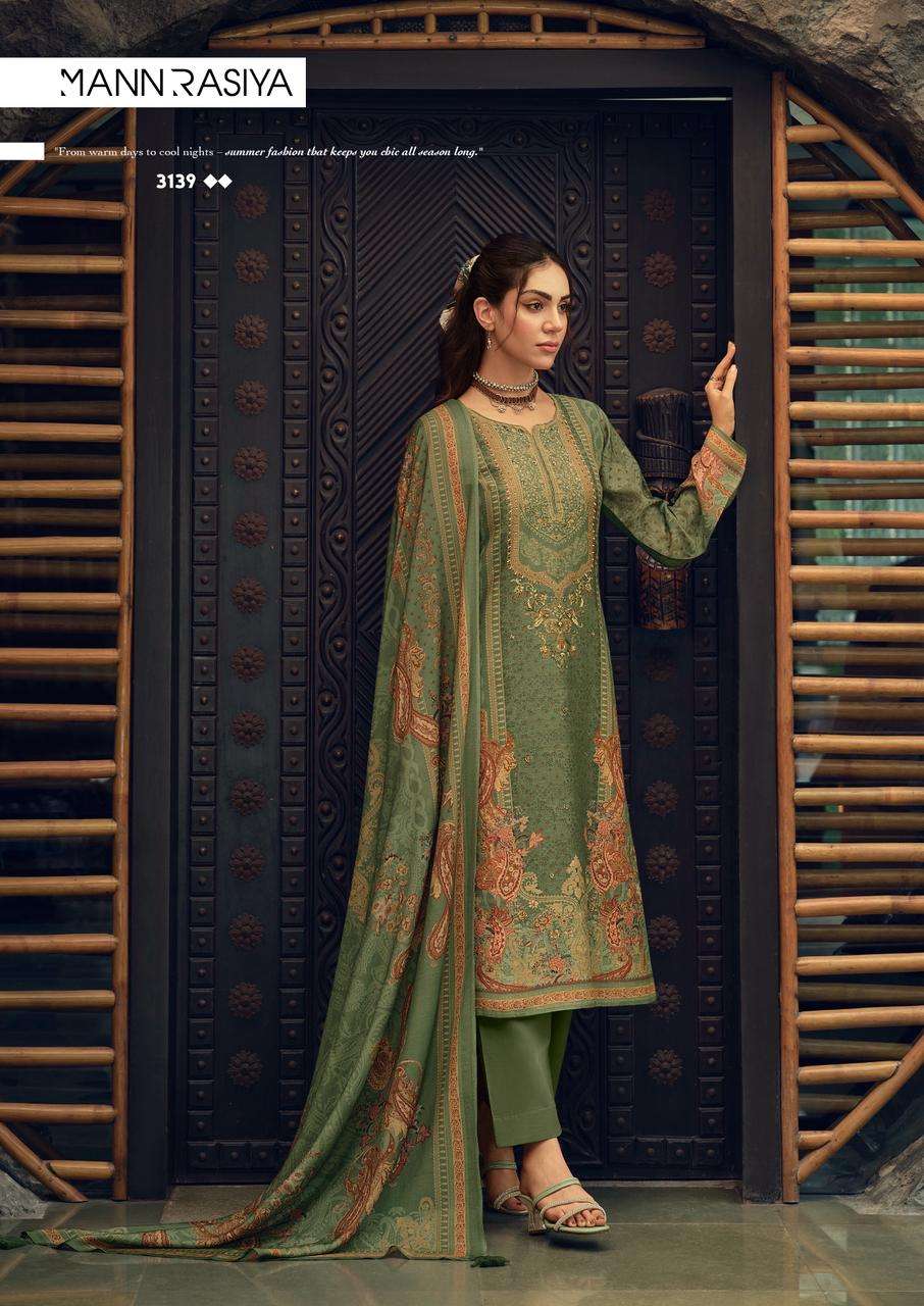 MANNRASIYA LAUNCHING PURE VISCOSE  DIGITAL PRINT WITH HEAVY KHATLI WORK KURTI SET