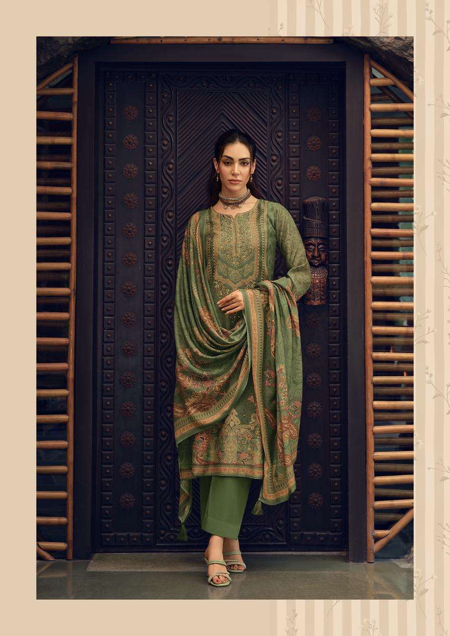 MANNRASIYA LAUNCHING PURE VISCOSE  DIGITAL PRINT WITH HEAVY KHATLI WORK KURTI SET