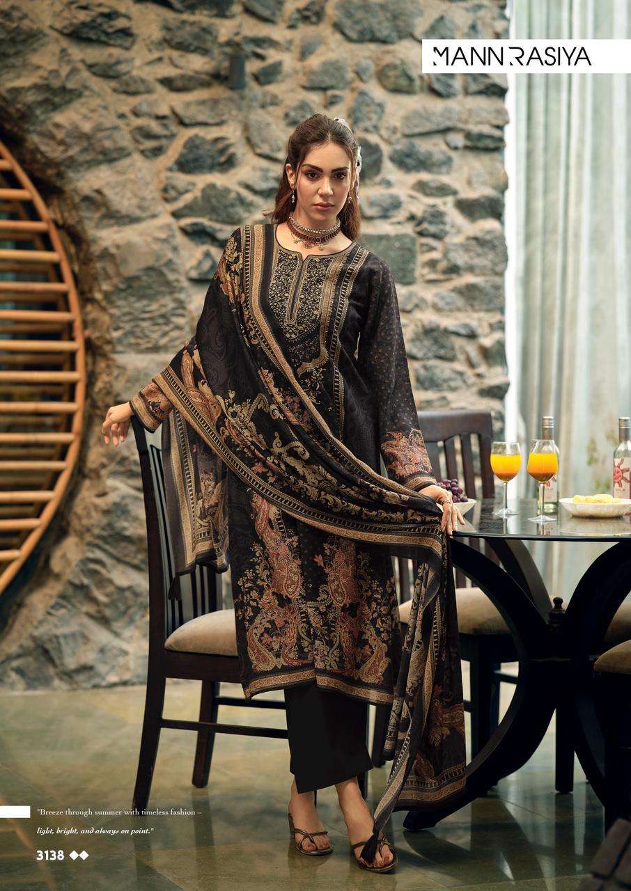 MANNRASIYA LAUNCHING PURE VISCOSE  DIGITAL PRINT WITH HEAVY KHATLI WORK KURTI SET