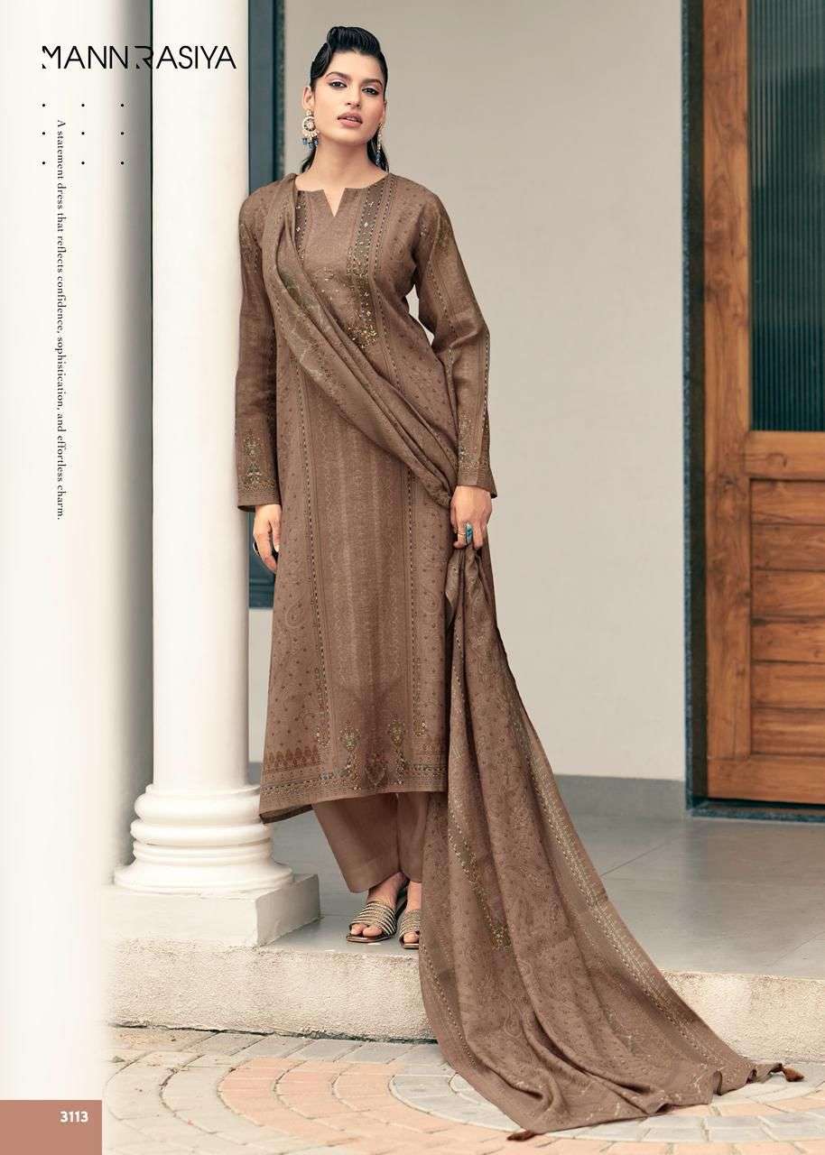MANNRASIYA LAUNCHING PURE VISCOSE MAL CHANDERI DIGITAL PRINT WITH HEAVY KHATLI WORK KURTI SET