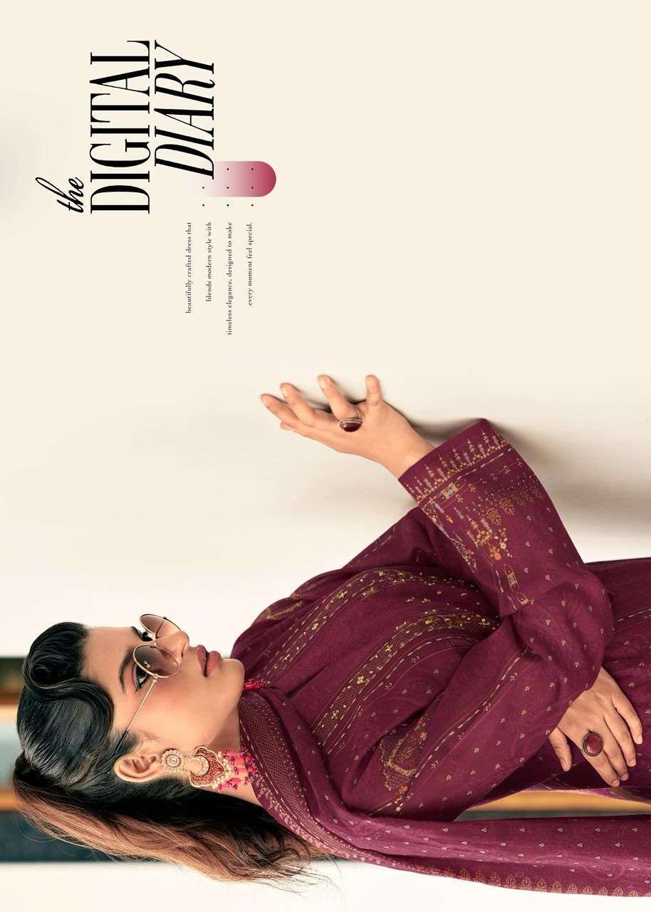 MANNRASIYA LAUNCHING PURE VISCOSE MAL CHANDERI DIGITAL PRINT WITH HEAVY KHATLI WORK KURTI SET