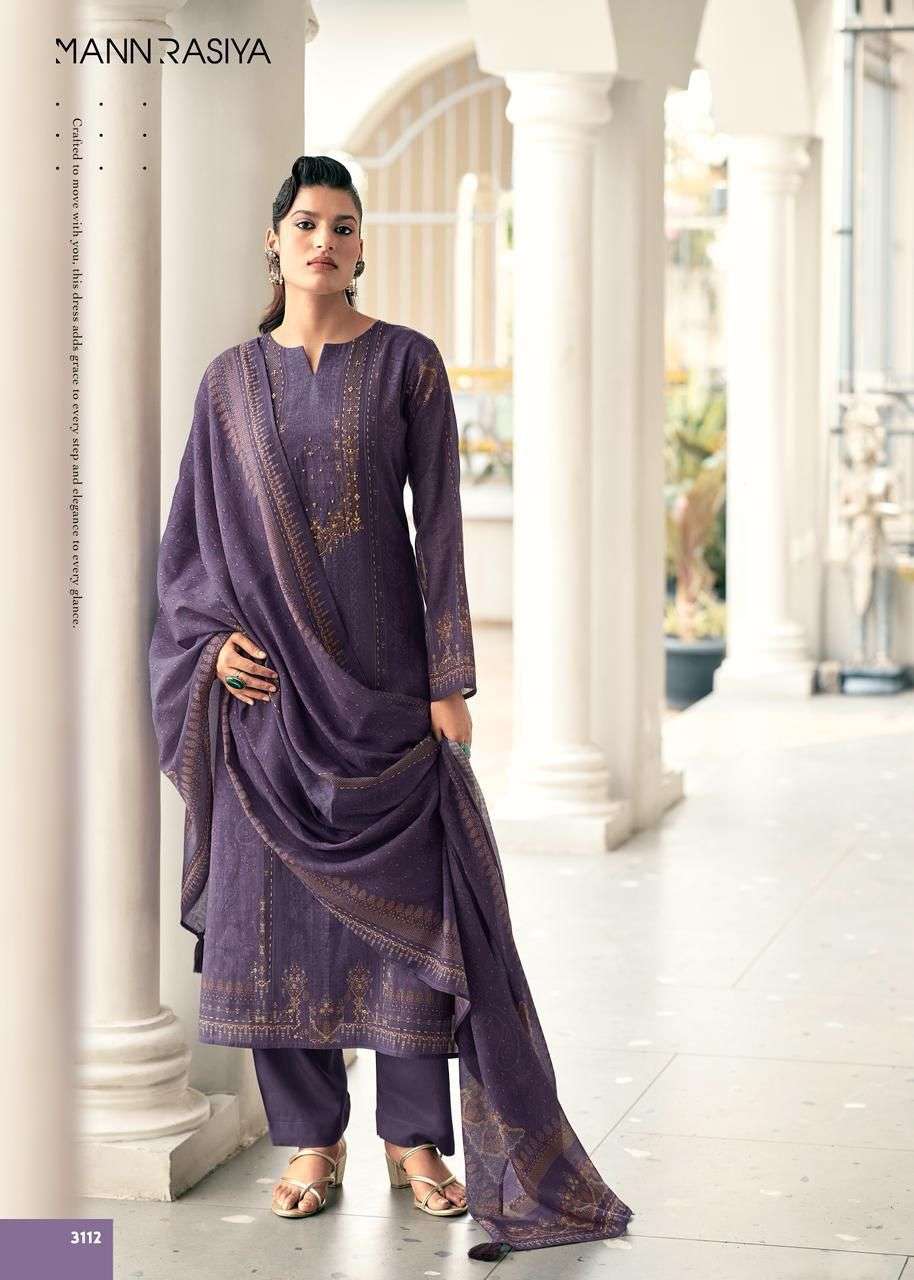 MANNRASIYA LAUNCHING PURE VISCOSE MAL CHANDERI DIGITAL PRINT WITH HEAVY KHATLI WORK KURTI SET