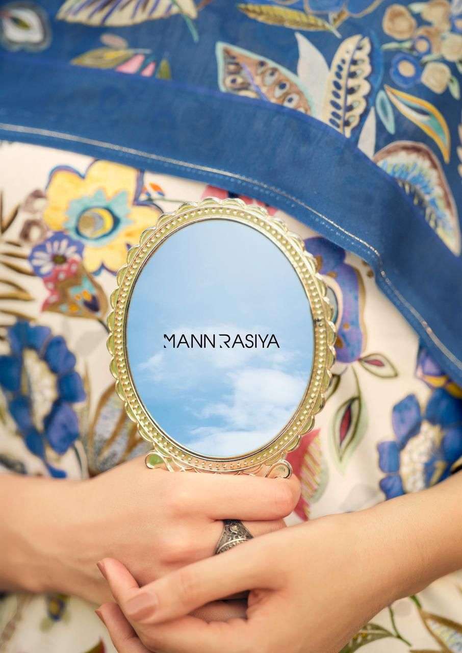 MANNRASIYA PURE JAAM COTTON DIGITAL PRINT WITH FANCY WORK KURTI SET