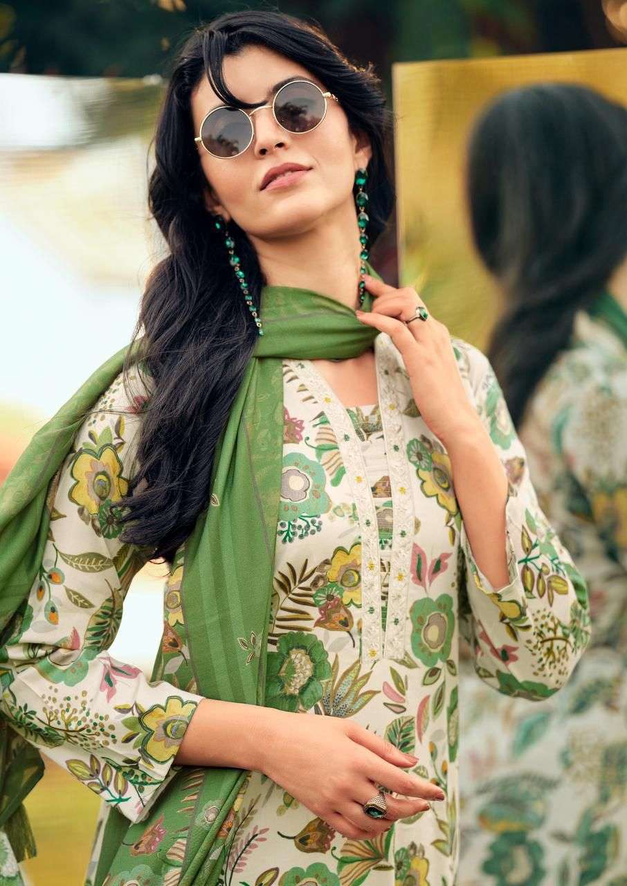 MANNRASIYA PURE JAAM COTTON DIGITAL PRINT WITH FANCY WORK KURTI SET