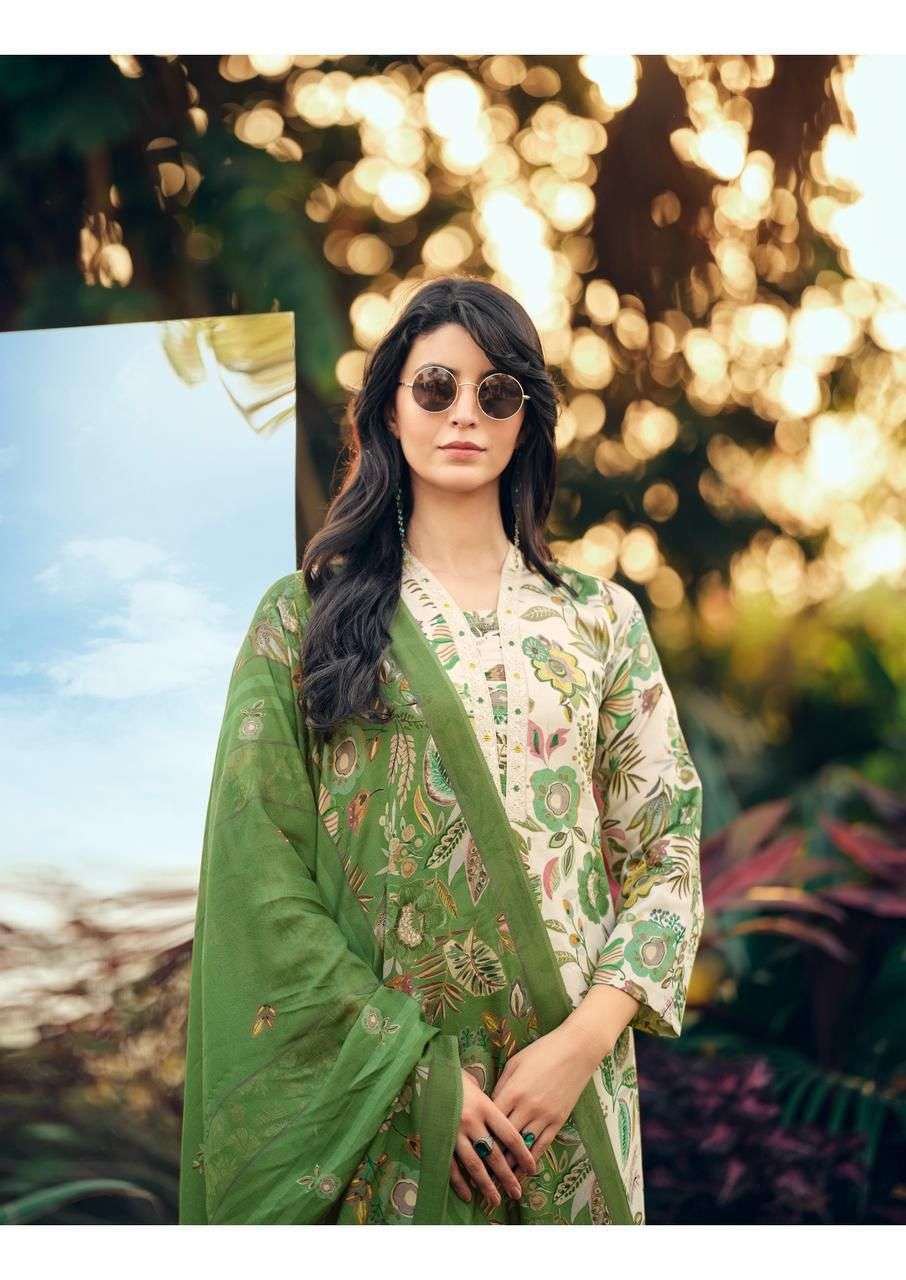 MANNRASIYA PURE JAAM COTTON DIGITAL PRINT WITH FANCY WORK KURTI SET