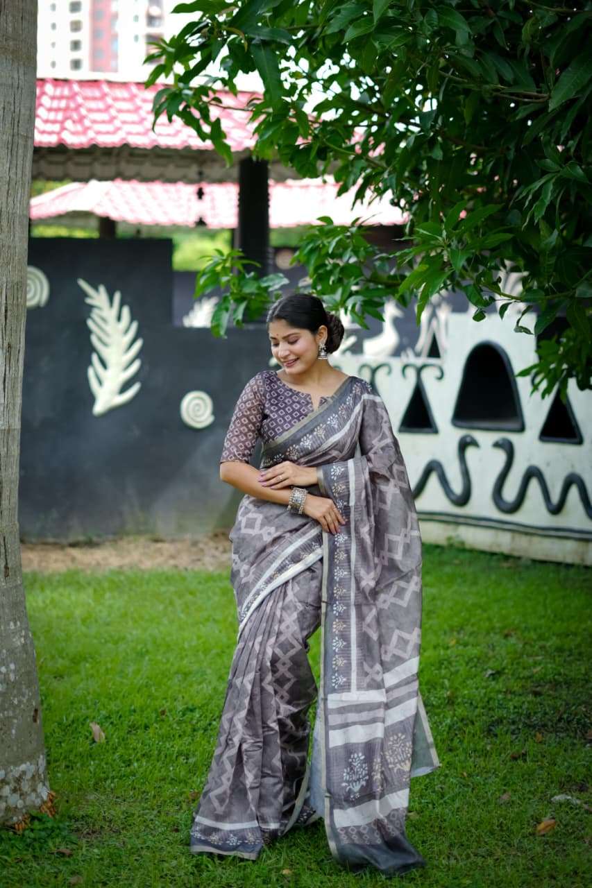 MOST AMAZING DHANWARI COTTON SAREE COLLECTION 