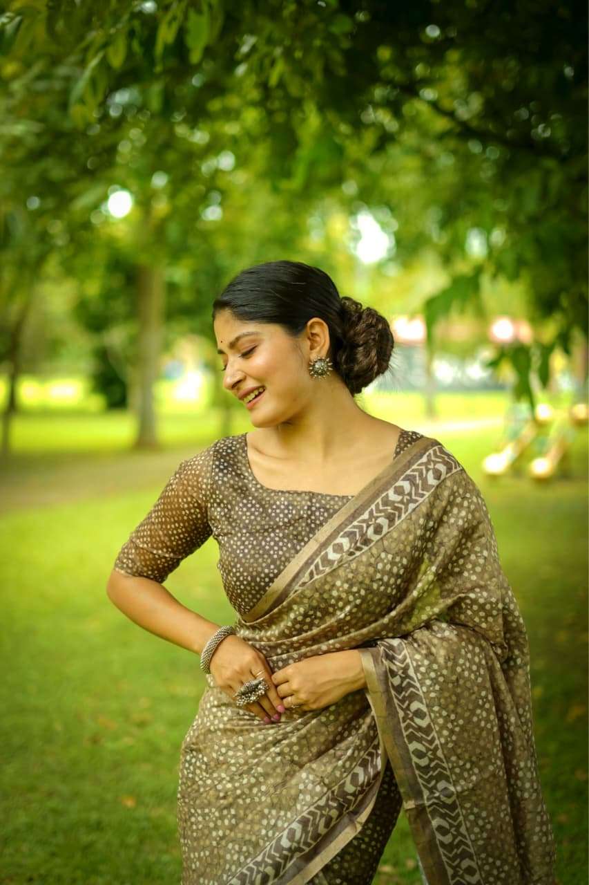 MOST AMAZING DHANWARI COTTON SAREE COLLECTION 