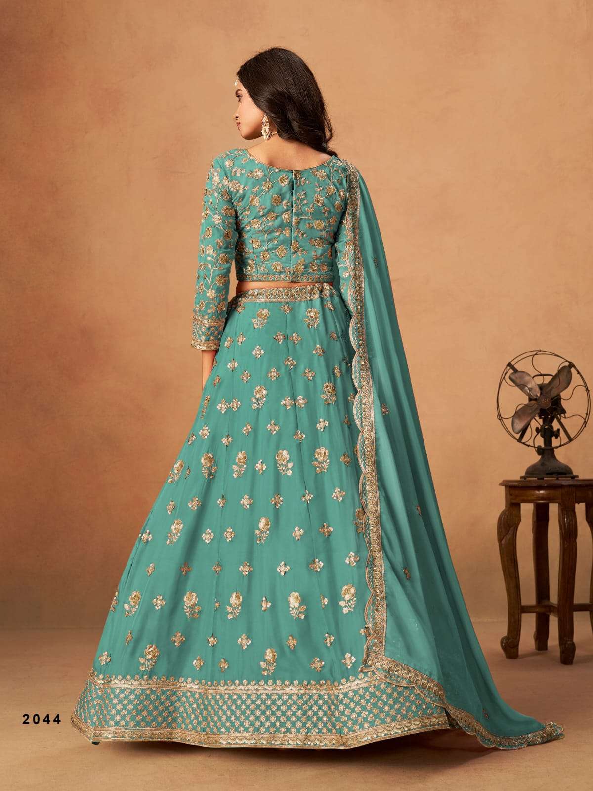 MOST AMAZING ORGANZA LEHENGA MEHVISH VOL 24