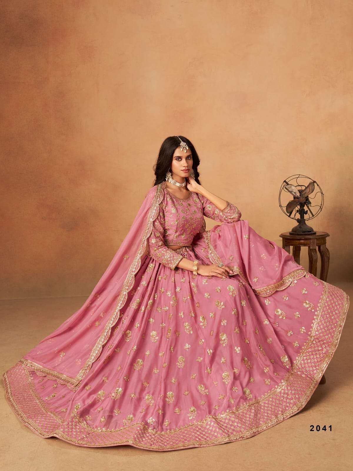 MOST AMAZING ORGANZA LEHENGA MEHVISH VOL 24