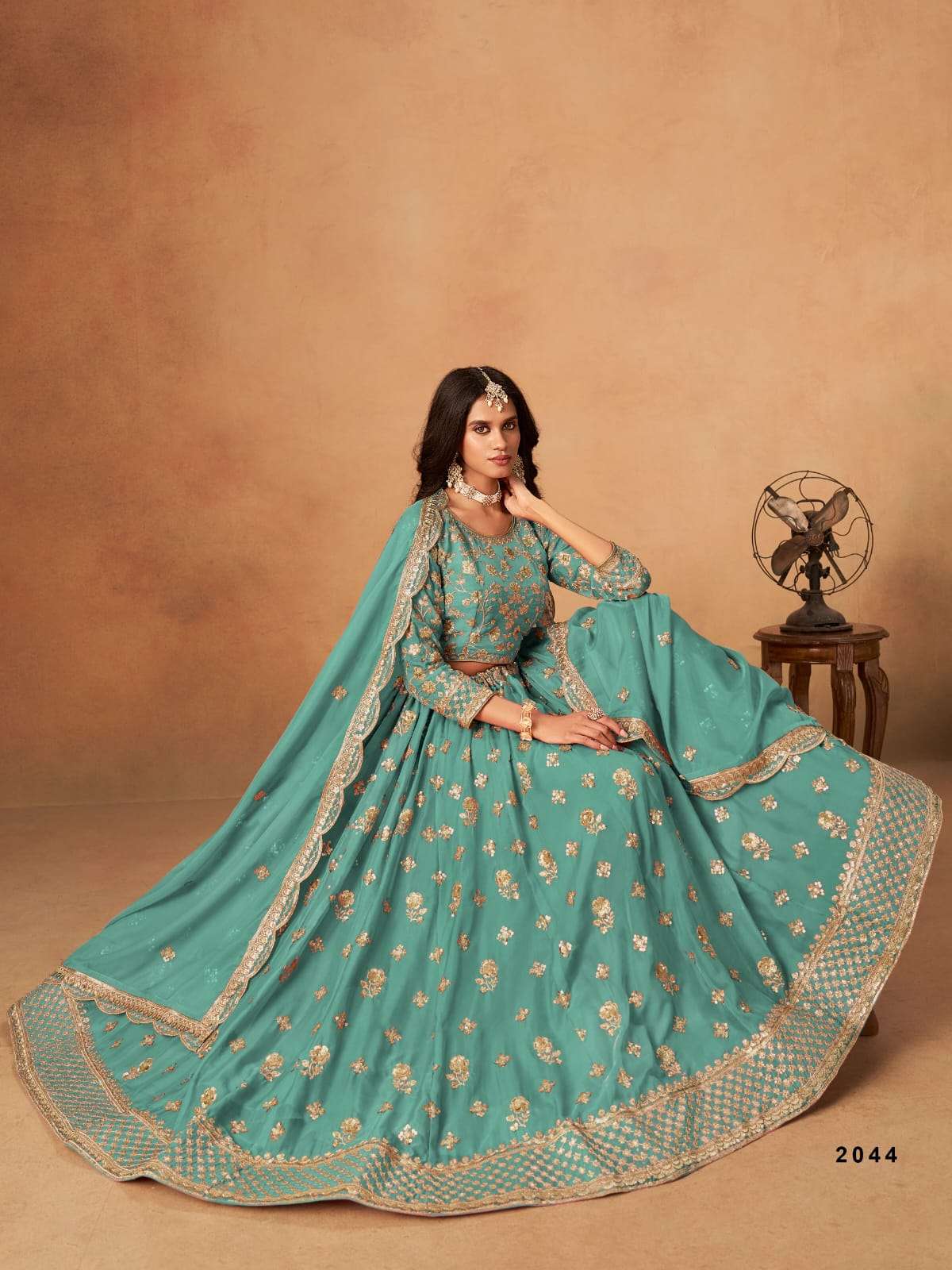 MOST AMAZING ORGANZA LEHENGA MEHVISH VOL 24