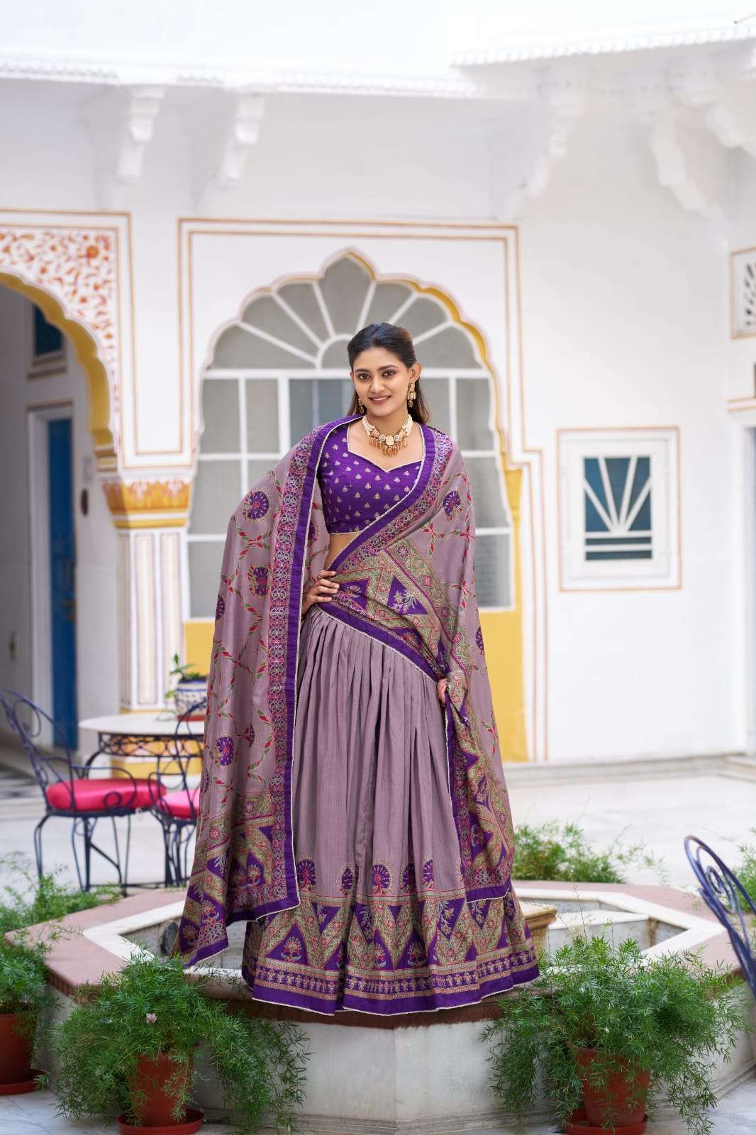 MOST AMAZING PRINTED AND ICONIC SPARKLE WITH LACE BORDER LEHENGA CHOLI