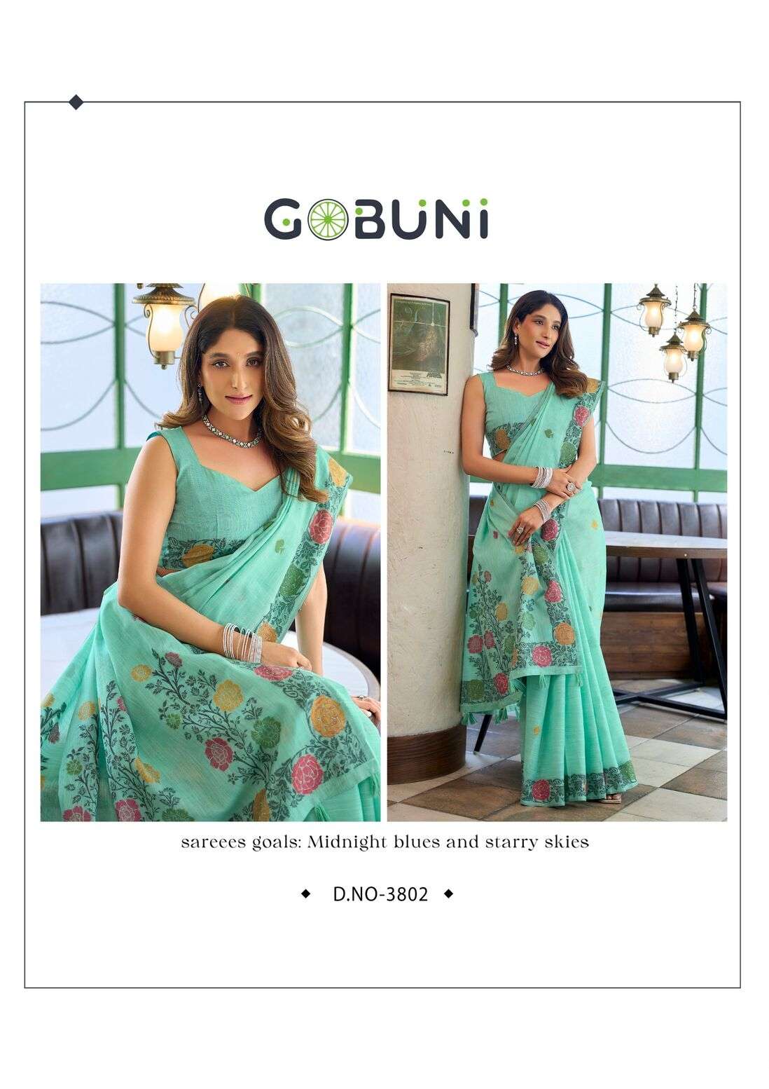 MOST BEAUTIFUL LINEN JACQUARD HANDLOOM SAREE WITH FANCY TASSELS SUMAN CATALOG 