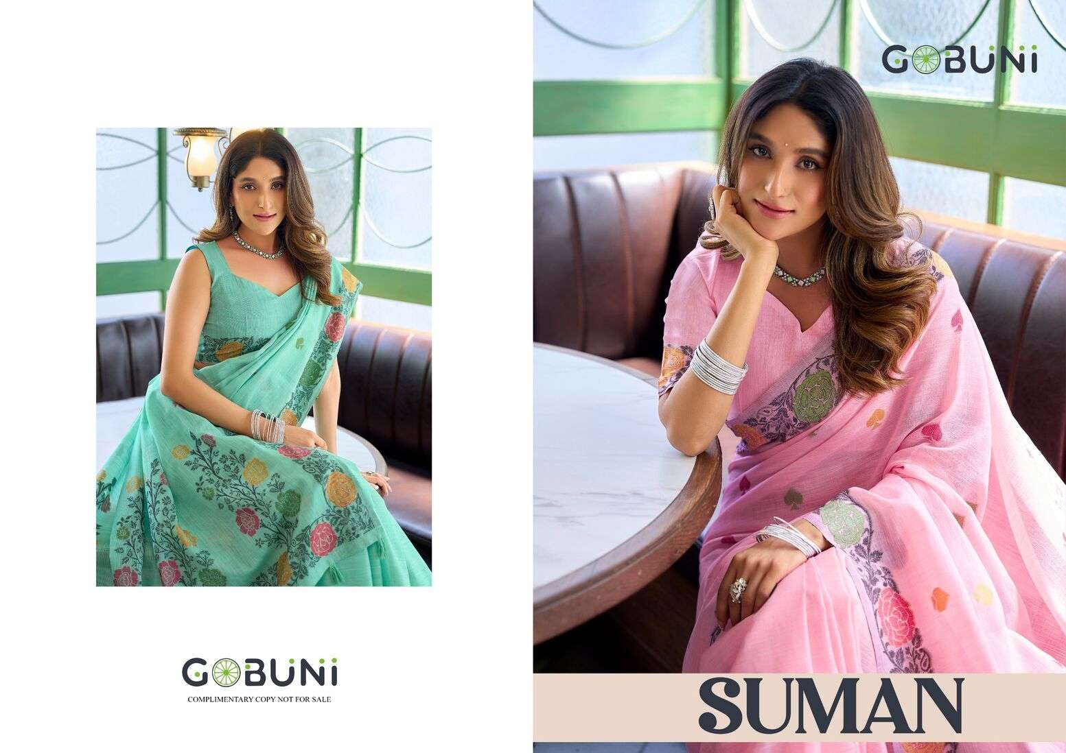 MOST BEAUTIFUL LINEN JACQUARD HANDLOOM SAREE WITH FANCY TASSELS SUMAN CATALOG 